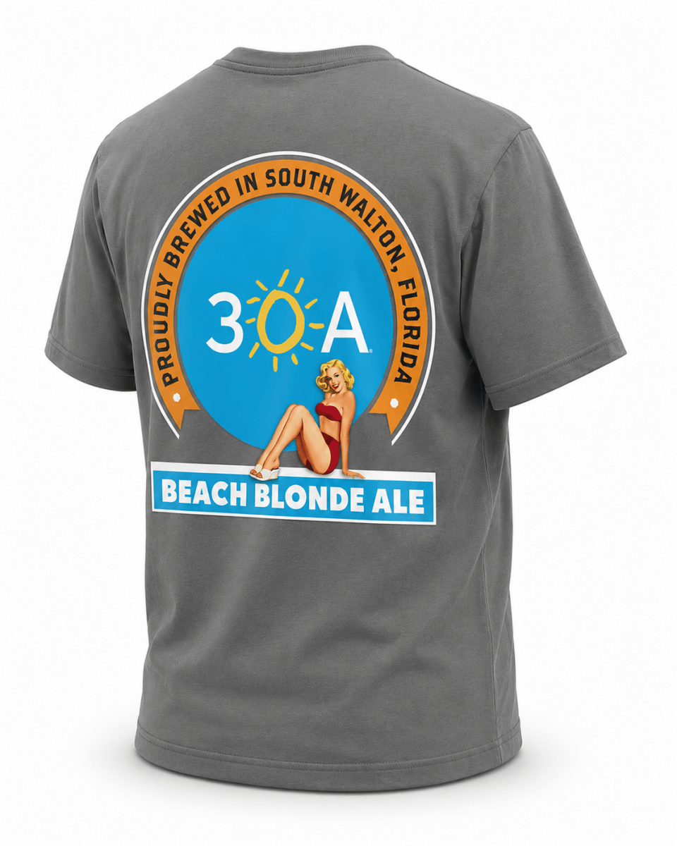 Beach Blonde Ale Comfort Colors Short Sleeve Tee - 30A Gear - men tee