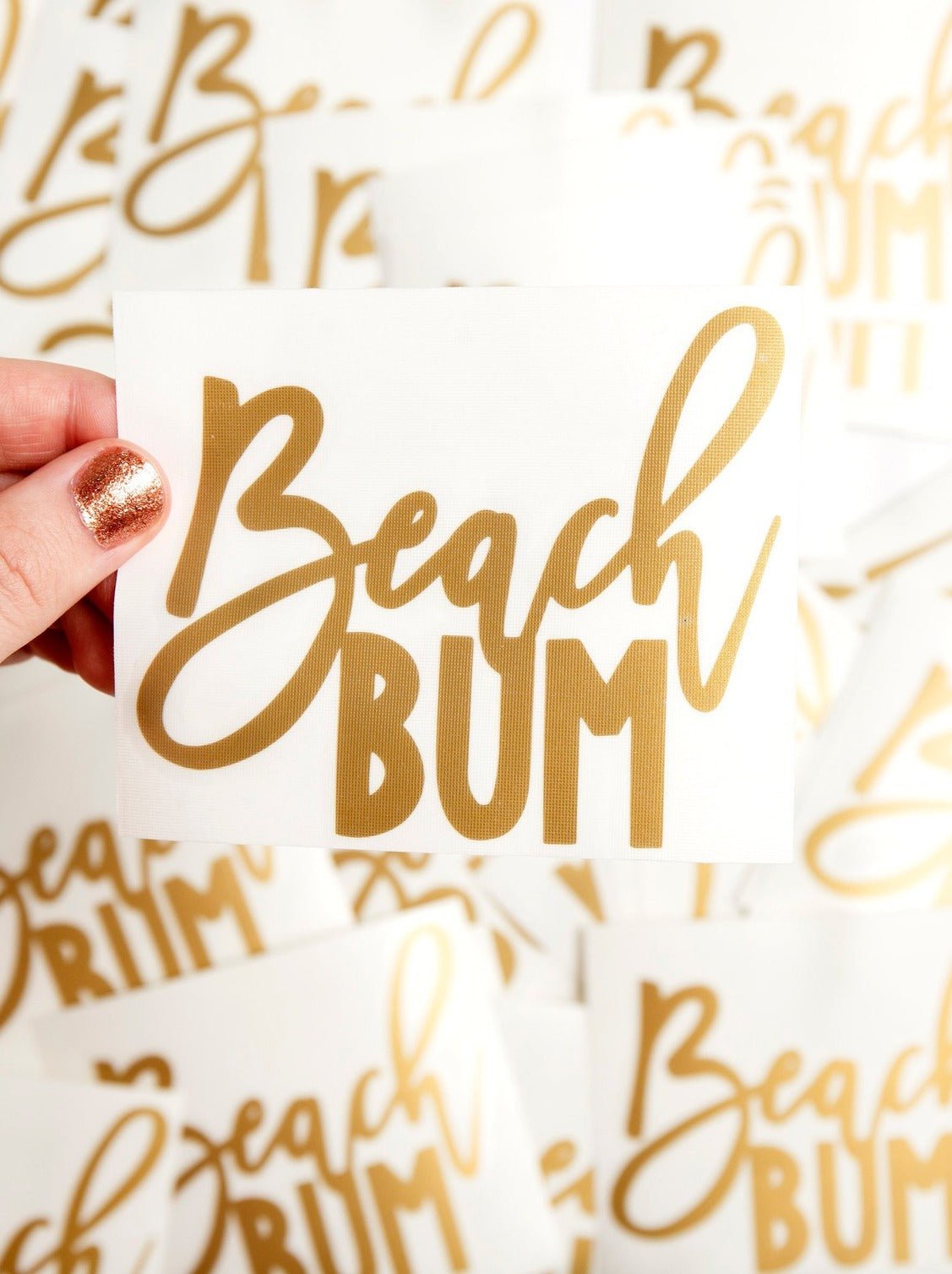 Beach Bum Sticker - 30A Gear - novelty sticker