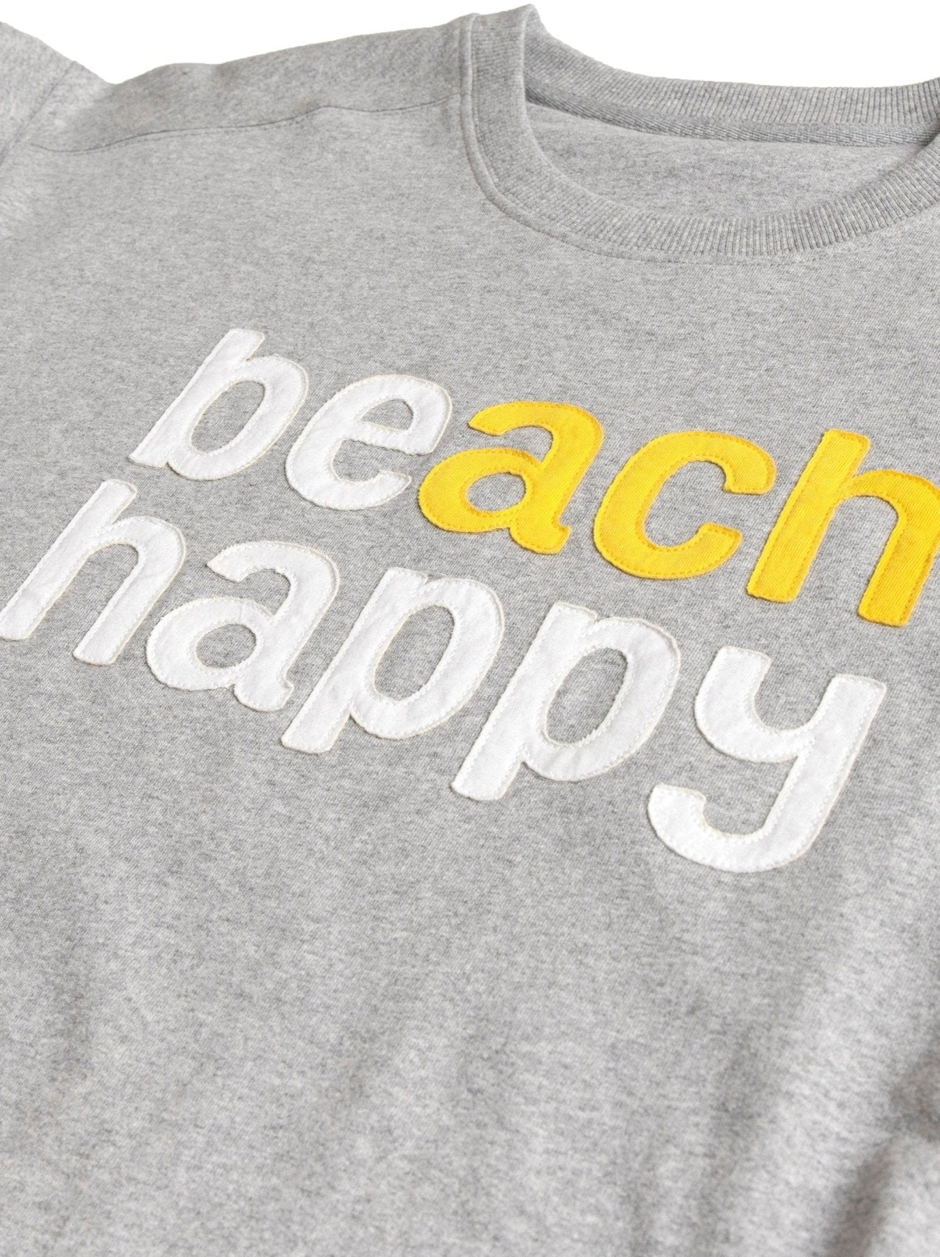 Beach Happy Applique Sweatshirt - 30A Gear - men fleece