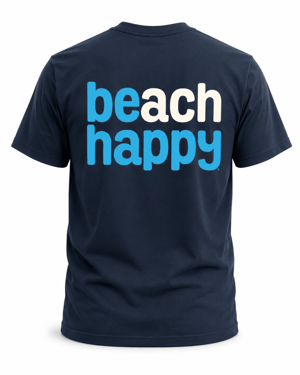 Beach Happy Comfort Colors Short Sleeve Tee - 30A Gear - men tee