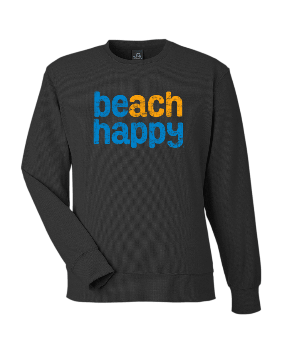 Beach Happy Element Crew Chest Logo - 30A Gear - Mens Fleece