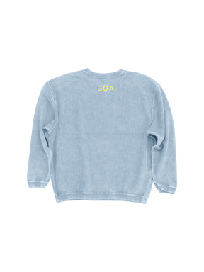 Beach Happy Embroidered Corded Crew Sweatshirt - 30A Gear - women fleece