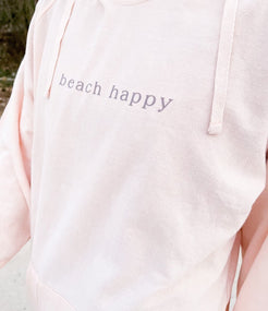 Beach Happy Minimalistic Recycled French Terry Bonfire Hoodie - 30A Gear - women fleece