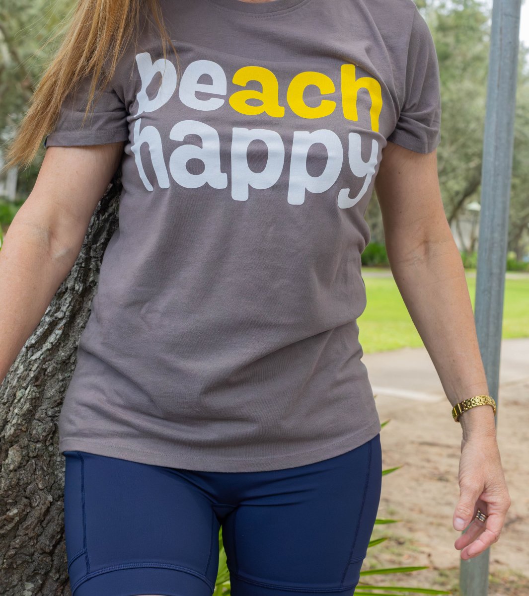 Beach Happy Recycled Oversized T-Shirt - 30A Gear - women tee