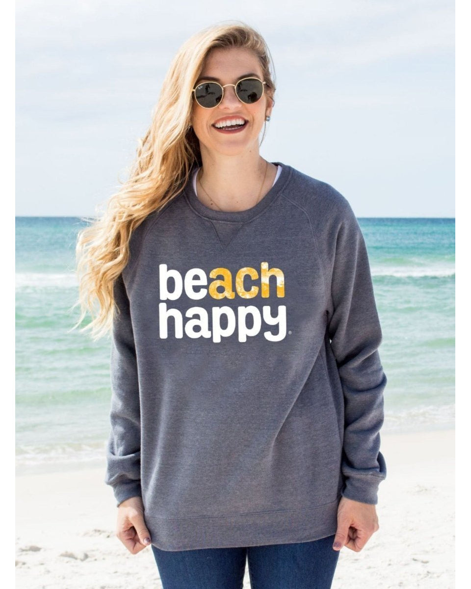 Beach Happy Recycled Sweatshirt - 30A Gear - men fleece