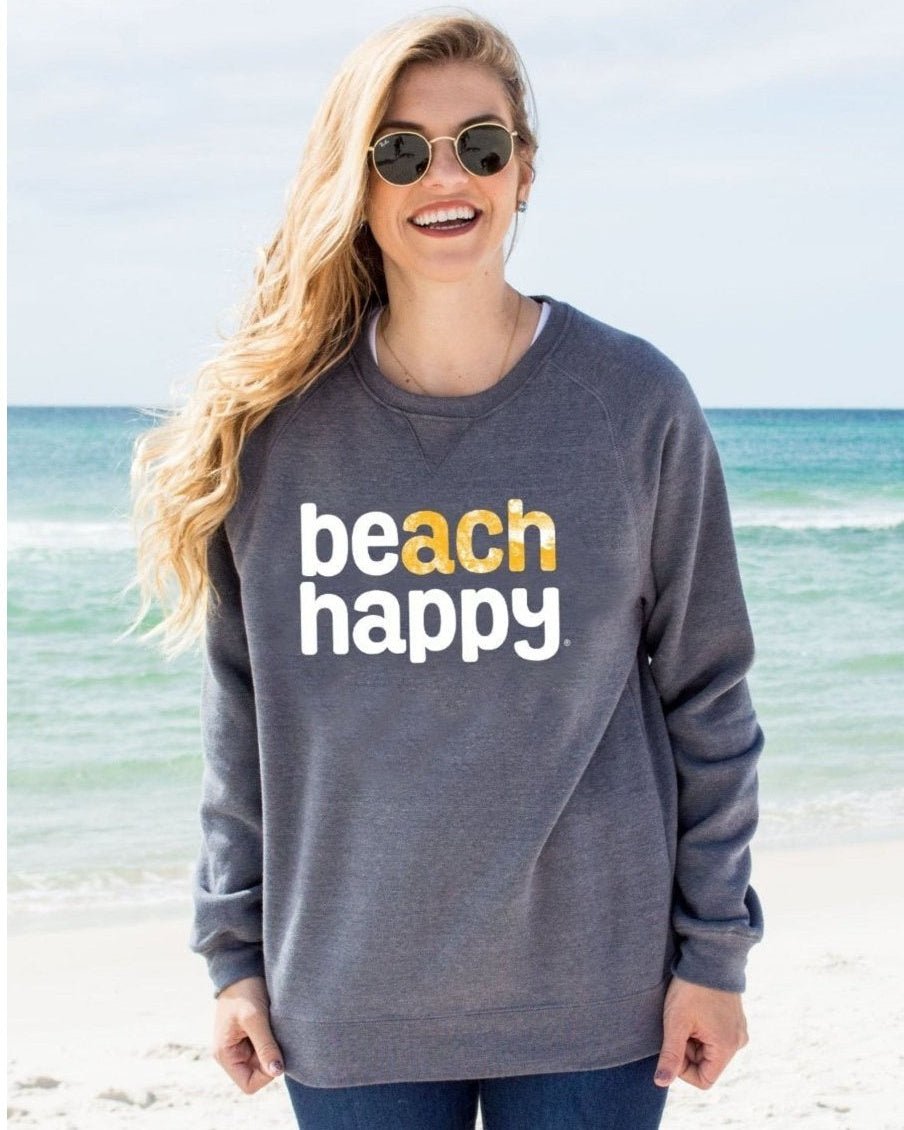 Beach Happy Recycled Sweatshirt - 30A Gear - men fleece