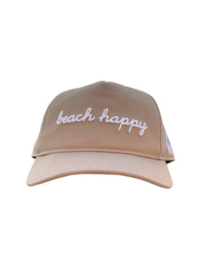 Beach Happy Script Hat - 30A Gear - caps adjustable