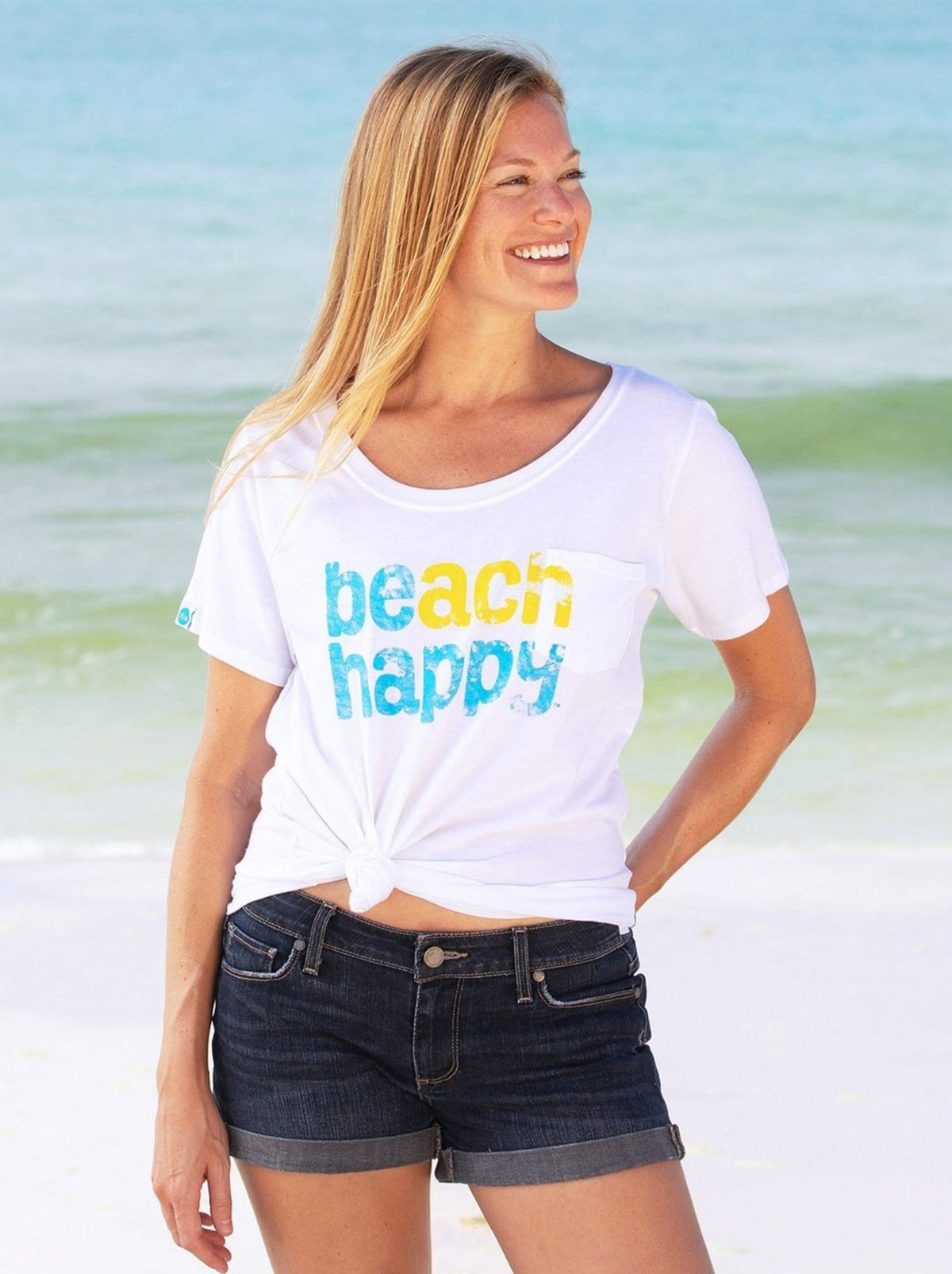 Beach Happy Slouch T - Shirt - 30A Gear - women tee