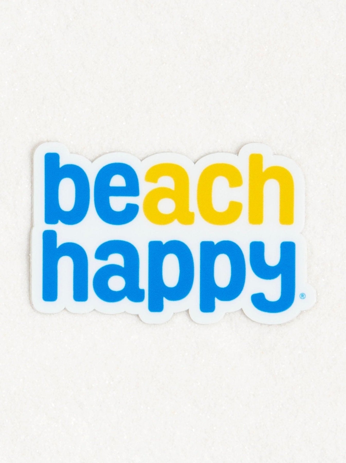 Beach Happy Small Sticker - 30A Gear - novelty sticker