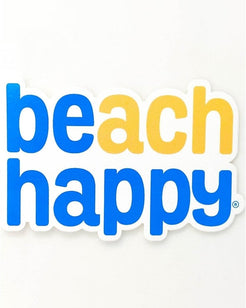 Beach Happy Sticker - 30A Gear - novelty sticker