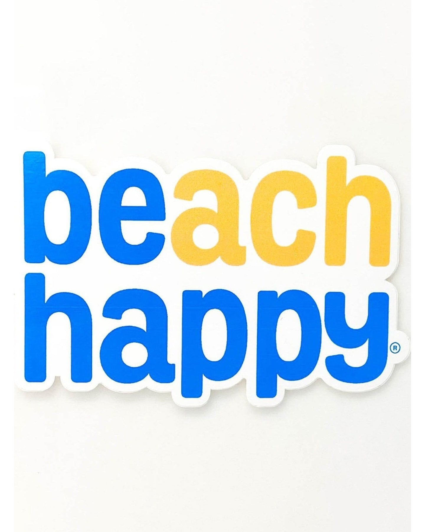 Beach Happy Sticker - 30A Gear - novelty sticker