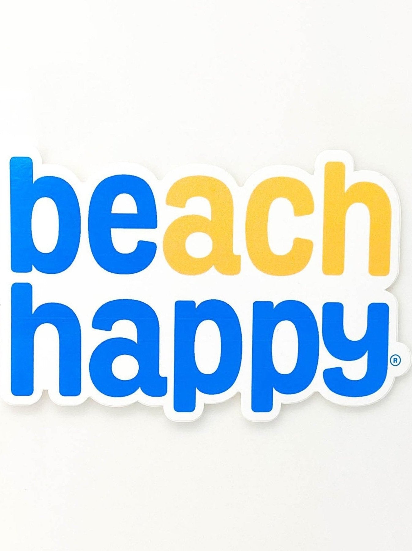 Beach Happy Sticker - 30A Gear - novelty sticker