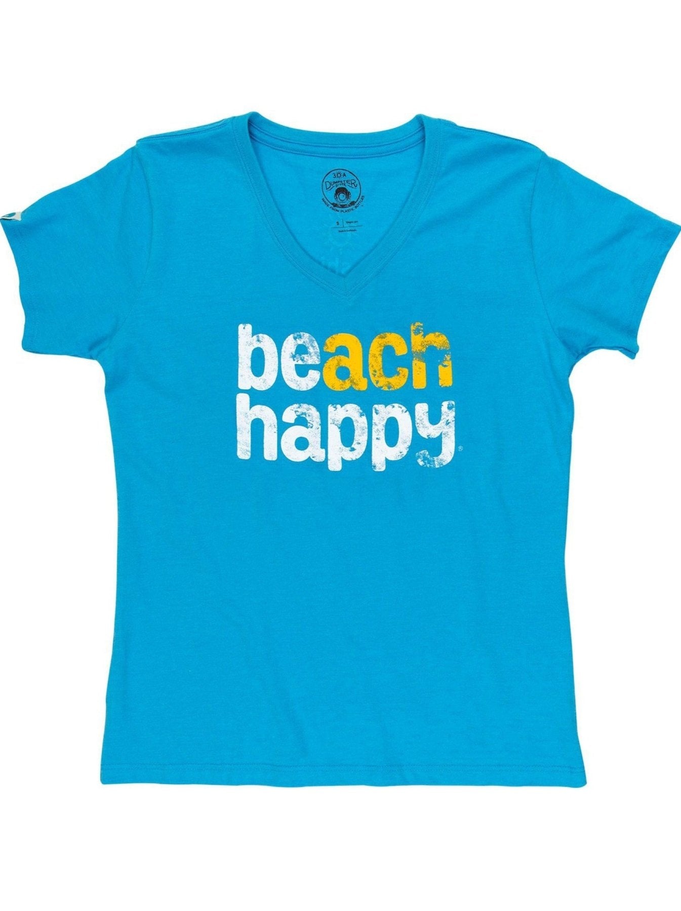 Beach Happy V - neck T - Shirt - 30A Gear - women tee