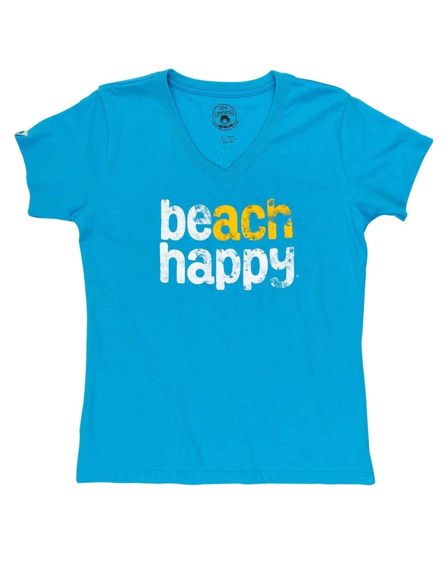 Beach Happy V - neck T - Shirt - 30A Gear - women tee