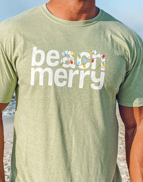 Beach Merry Lights T - Shirt - 30A Gear - men tee