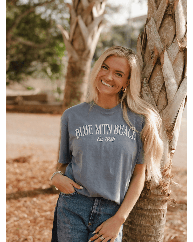 Blue Mountain Beach Simple T-Shirt - 30A Gear - men tee