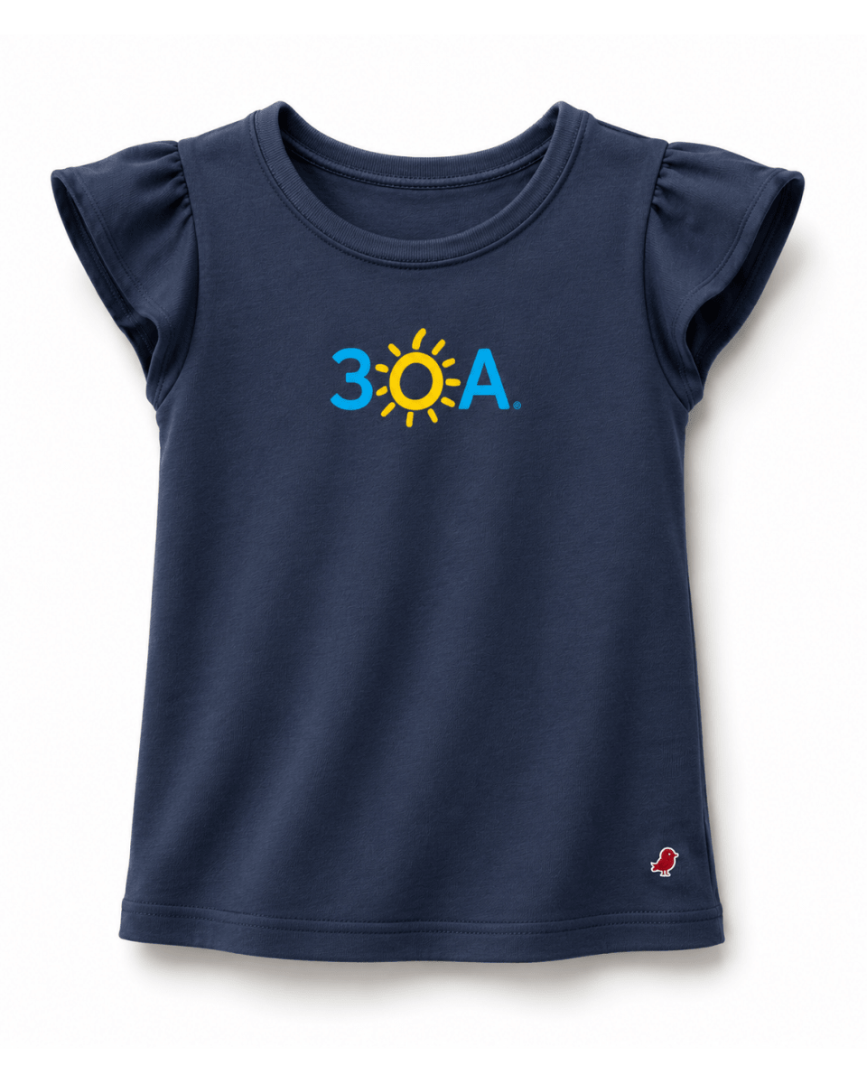 Girls 30A Flutter Short Sleeve Tee - 30A Gear - Kids Legacy