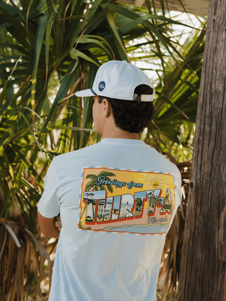 Greetings from Thirty - A T-Shirt - 30A Gear - men tee