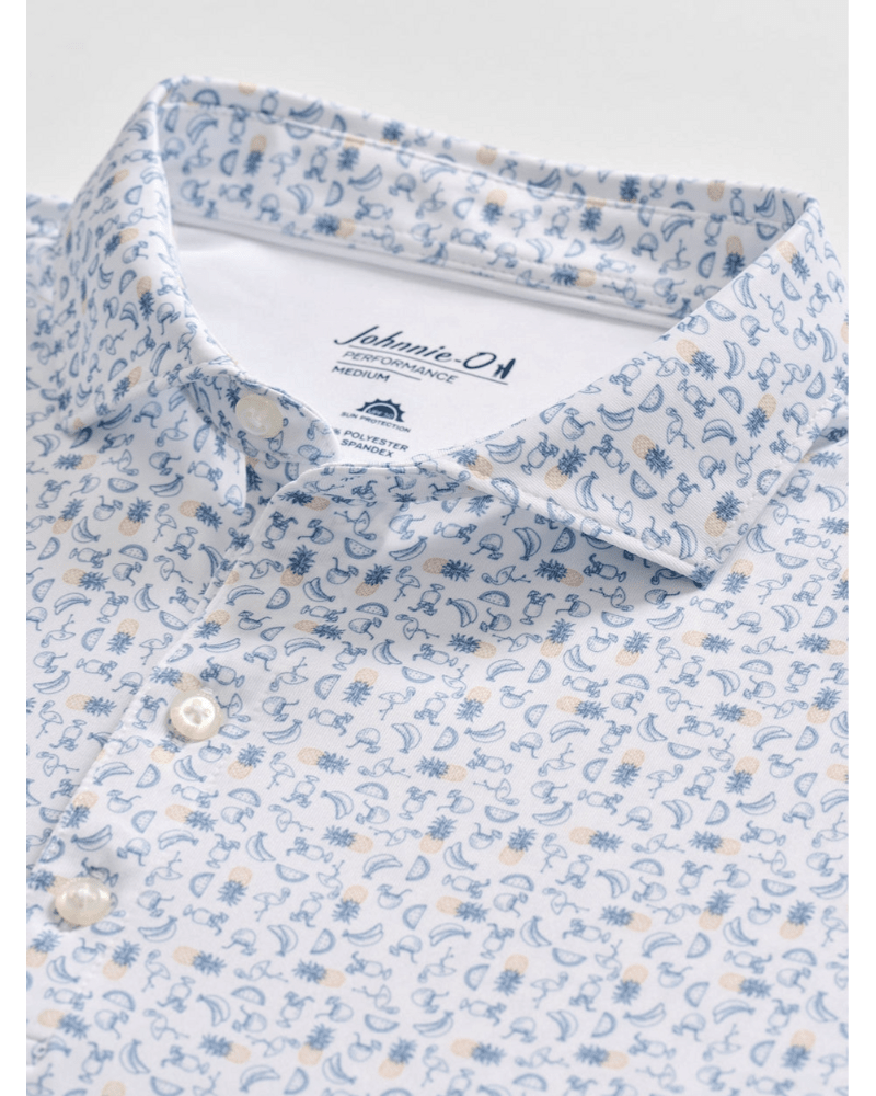 Johnnie-O Cabana Bar Short Sleeve Polo - 30A Gear - Mens Johnnie O