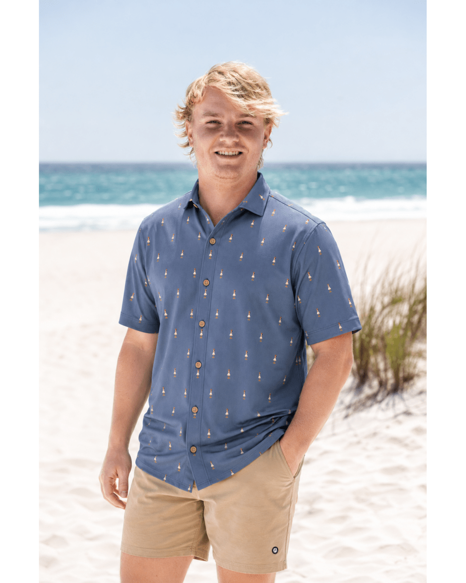 Johnnie-O Hula Dance Short Sleeve Shirt - 30A Gear - Mens Johnnie O