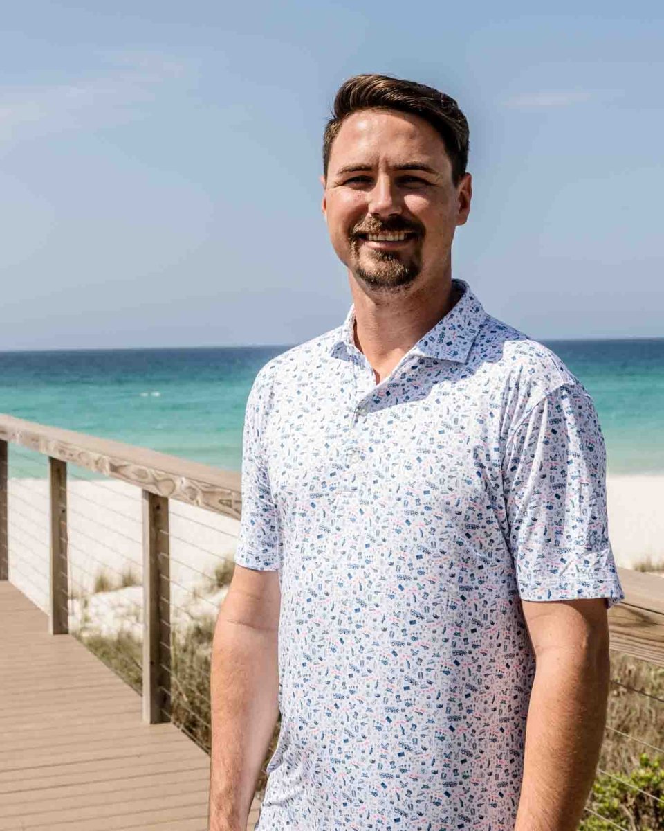Johnnie-O Merica Short Sleeve Polo - 30A Gear - Mens Johnnie O