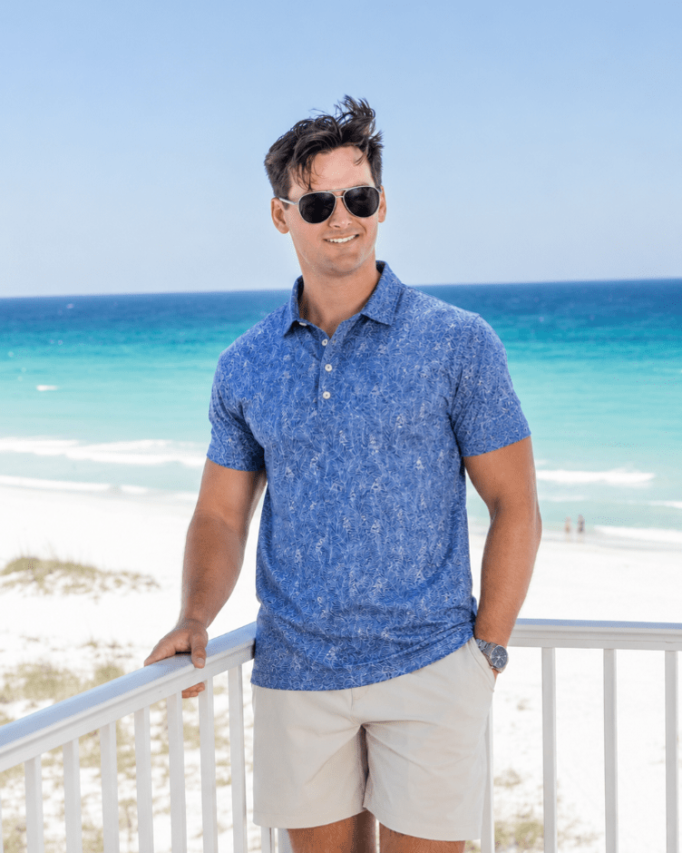 Johnnie-O Osmond Short Sleeve Polo - 30A Gear - Mens Johnnie O