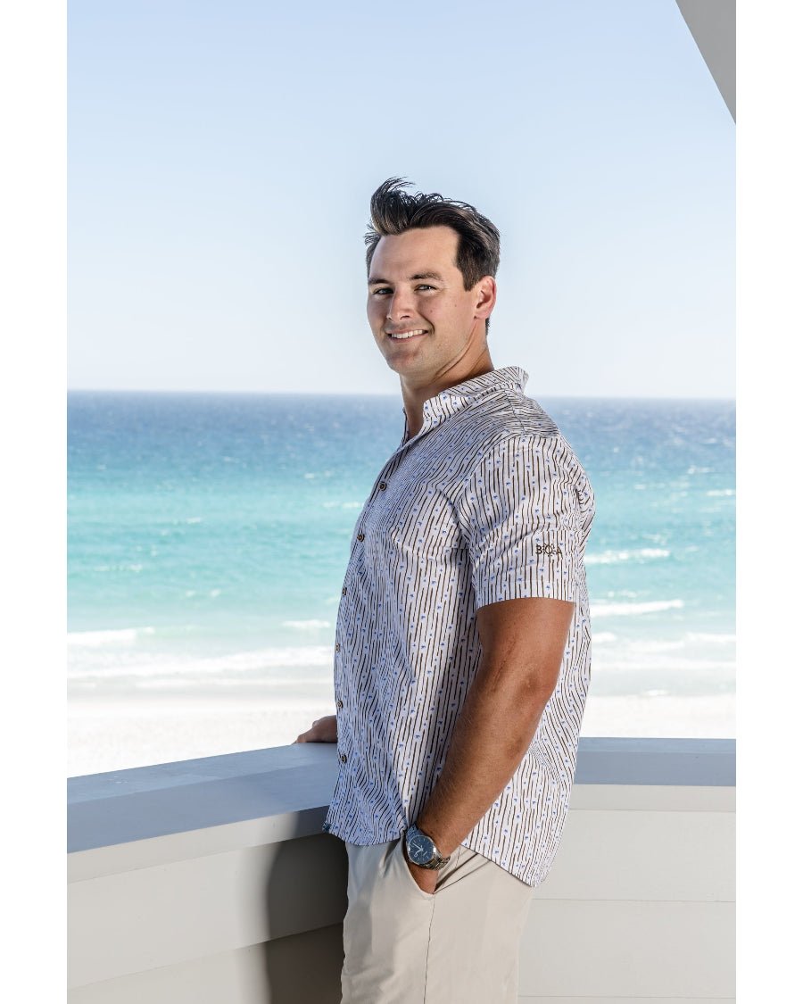 Johnnie-O Pendola Short Sleeve Shirt - 30A Gear - Mens Johnnie O