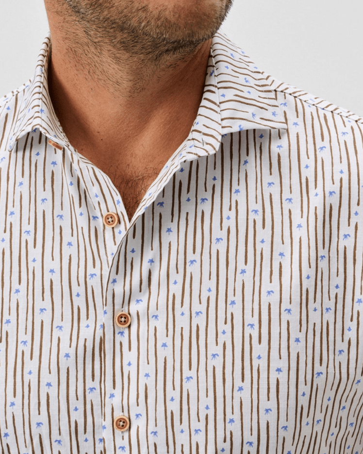 Johnnie-O Pendola Short Sleeve Shirt - 30A Gear - Mens Johnnie O