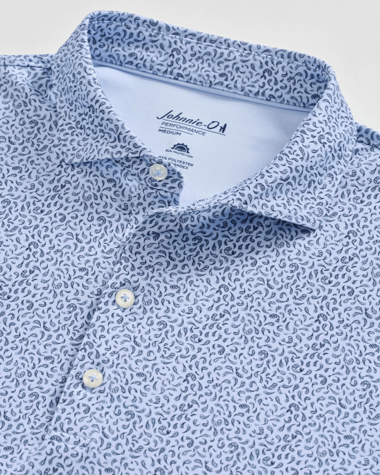 Johnnie-O Prawn Short Sleeve Polo - 30A Gear - Mens Johnnie O