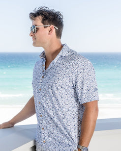 Johnnie-O Roadtrip Short Sleeve Shirt - 30A Gear - Mens Johnnie O