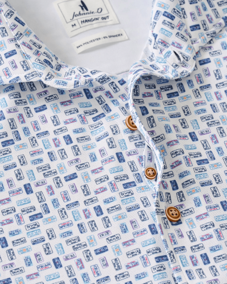 Johnnie-O Roadtrip Short Sleeve Shirt - 30A Gear - Mens Johnnie O