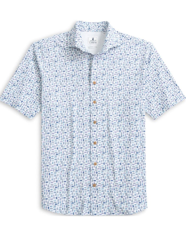 Johnnie-O Roadtrip Short Sleeve Shirt - 30A Gear - Mens Johnnie O