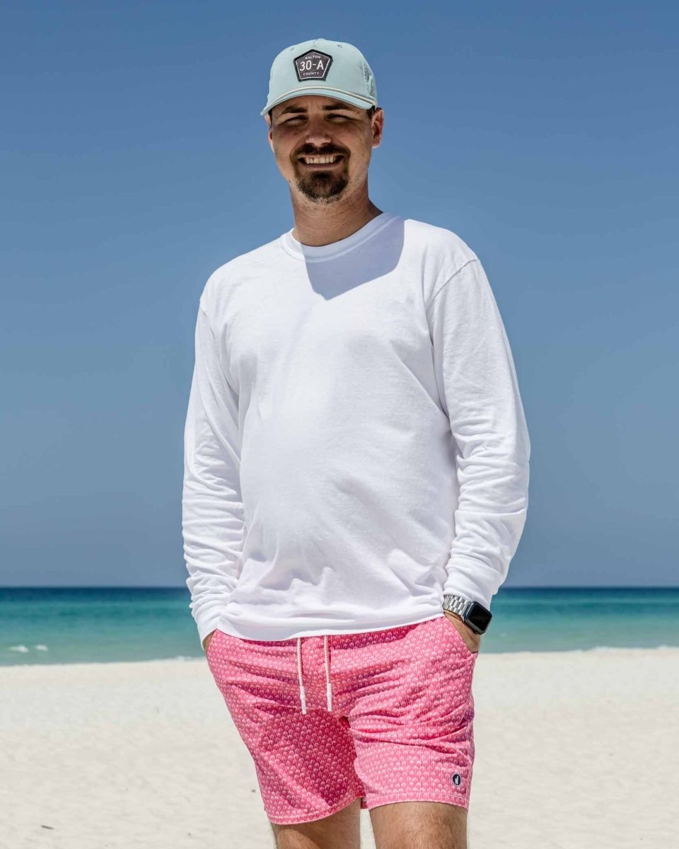 Johnnie-O Scallop Swim 7" - 30A Gear - Mens Johnnie O