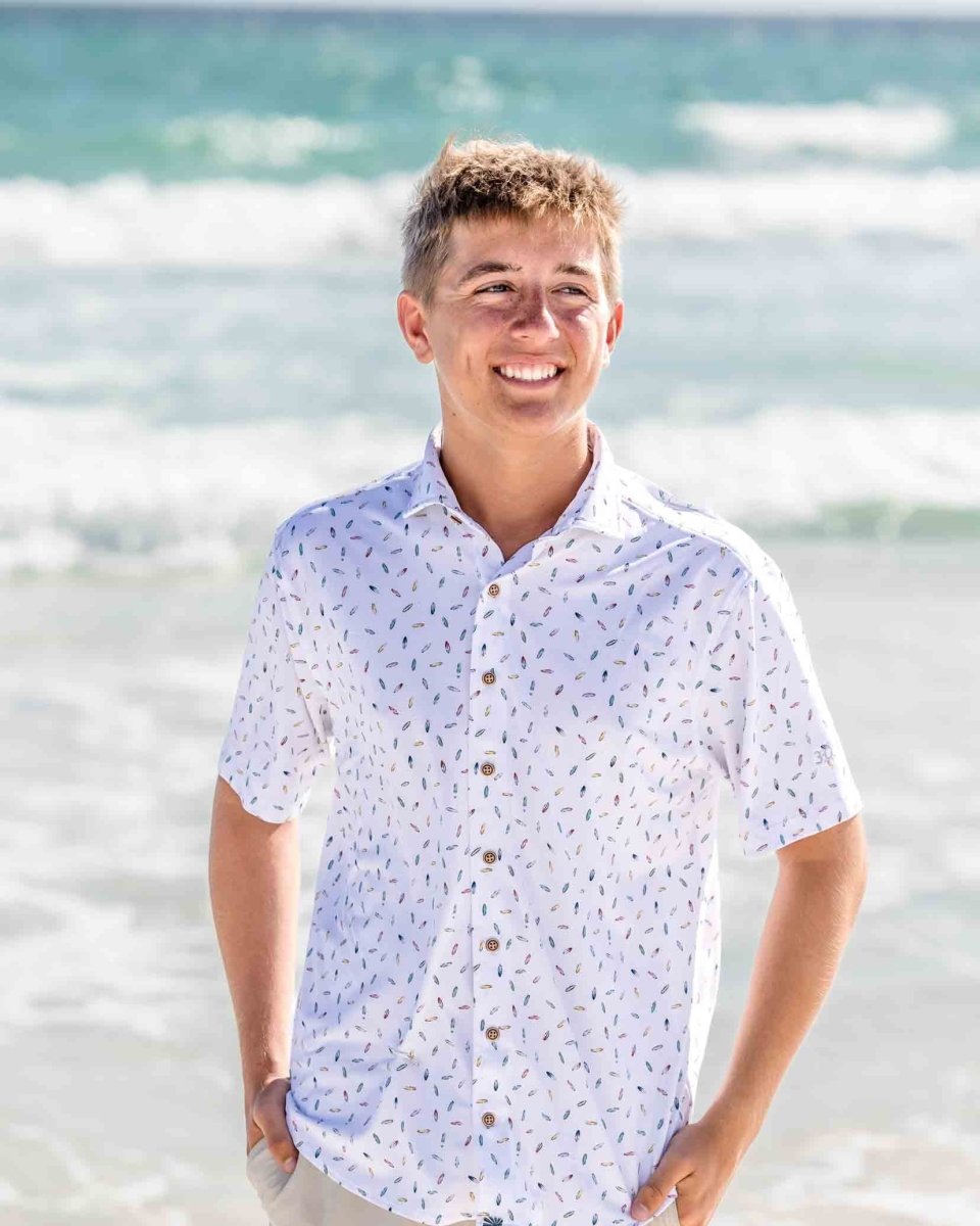 Johnnie-O Shortboard Short Sleeve Shirt - 30A Gear - Mens Johnnie O