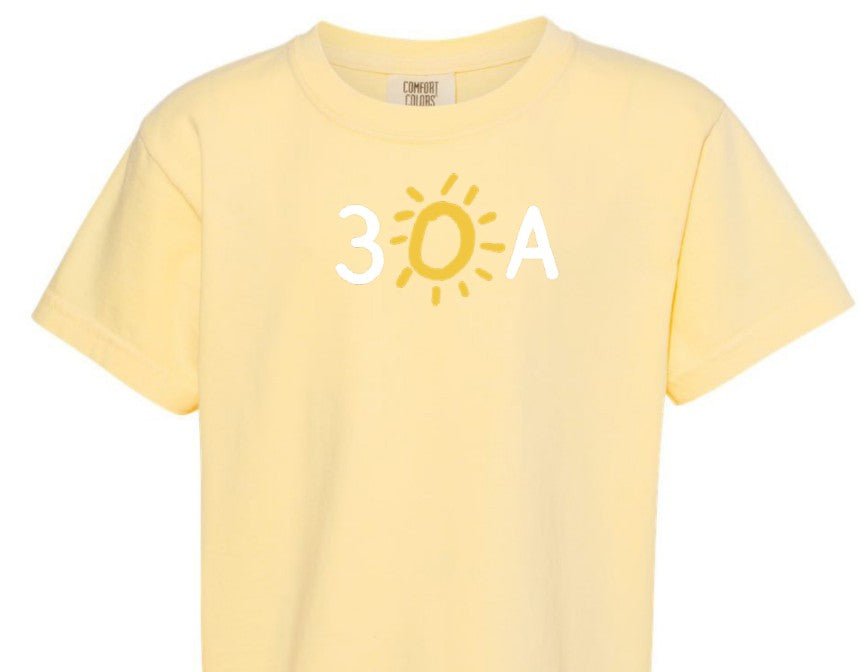Kids 30A Icon Comfort Colors Short Sleeve Tee - 30A Gear - youth tee