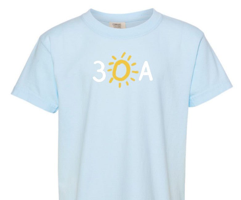 Kids 30A Icon Comfort Colors Short Sleeve Tee - 30A Gear - youth tee