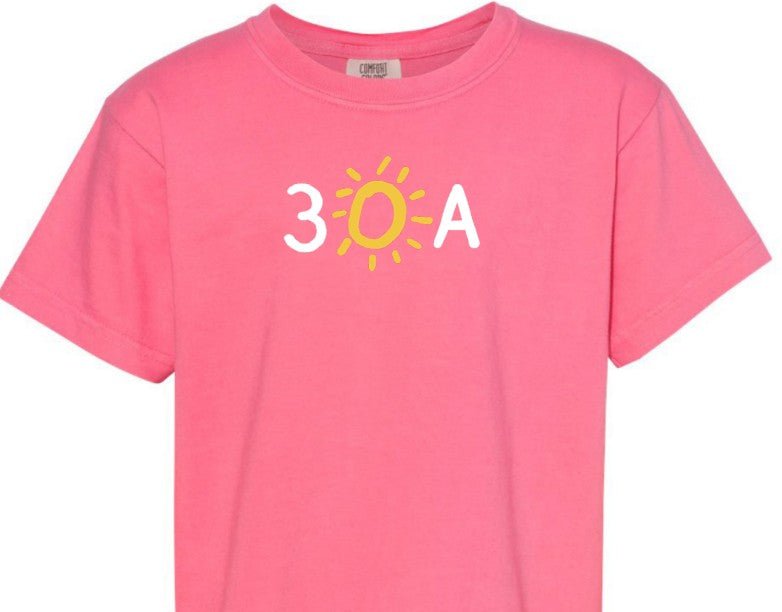 Kids 30A Icon Comfort Colors Short Sleeve Tee - 30A Gear - youth tee