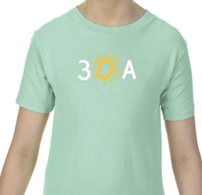Kids 30A Icon Comfort Colors Short Sleeve Tee - 30A Gear - youth tee