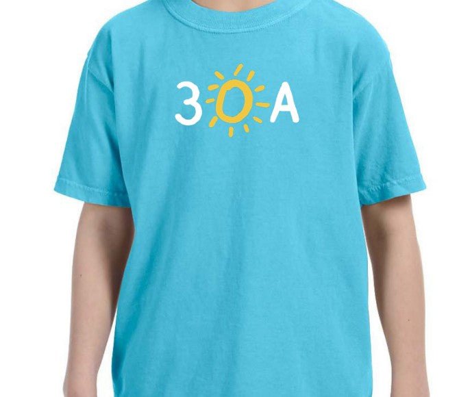 Kids 30A Icon Comfort Colors Short Sleeve Tee - 30A Gear - youth tee