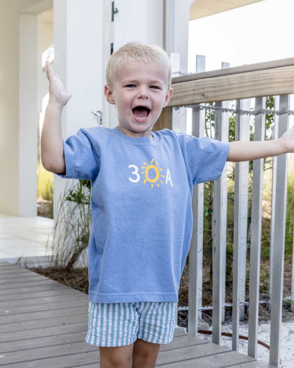 Kids 30A Iconic Comfort Colors Short Sleeve Tee - 30A Gear - youth tee