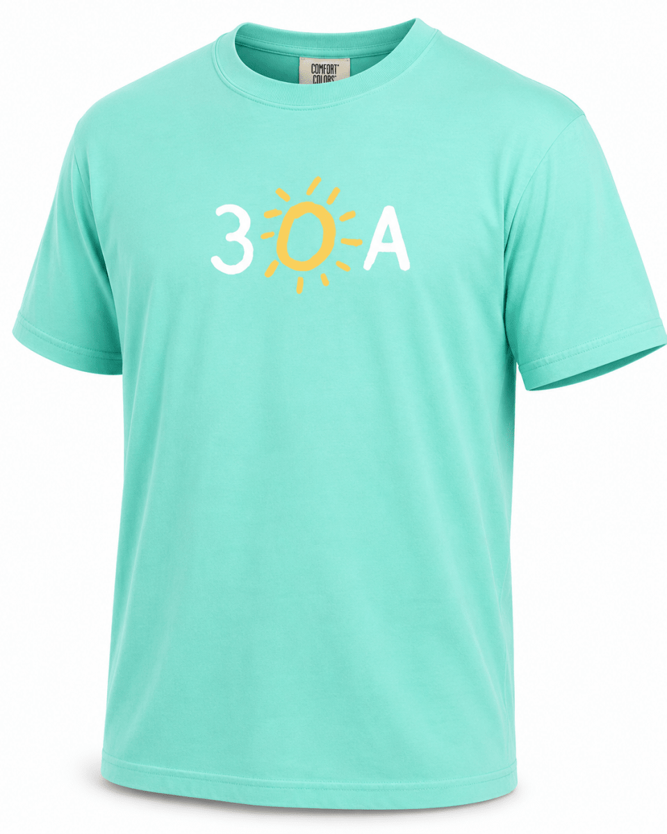 Kids 30A Iconic Comfort Colors Short Sleeve Tee - 30A Gear - youth tee