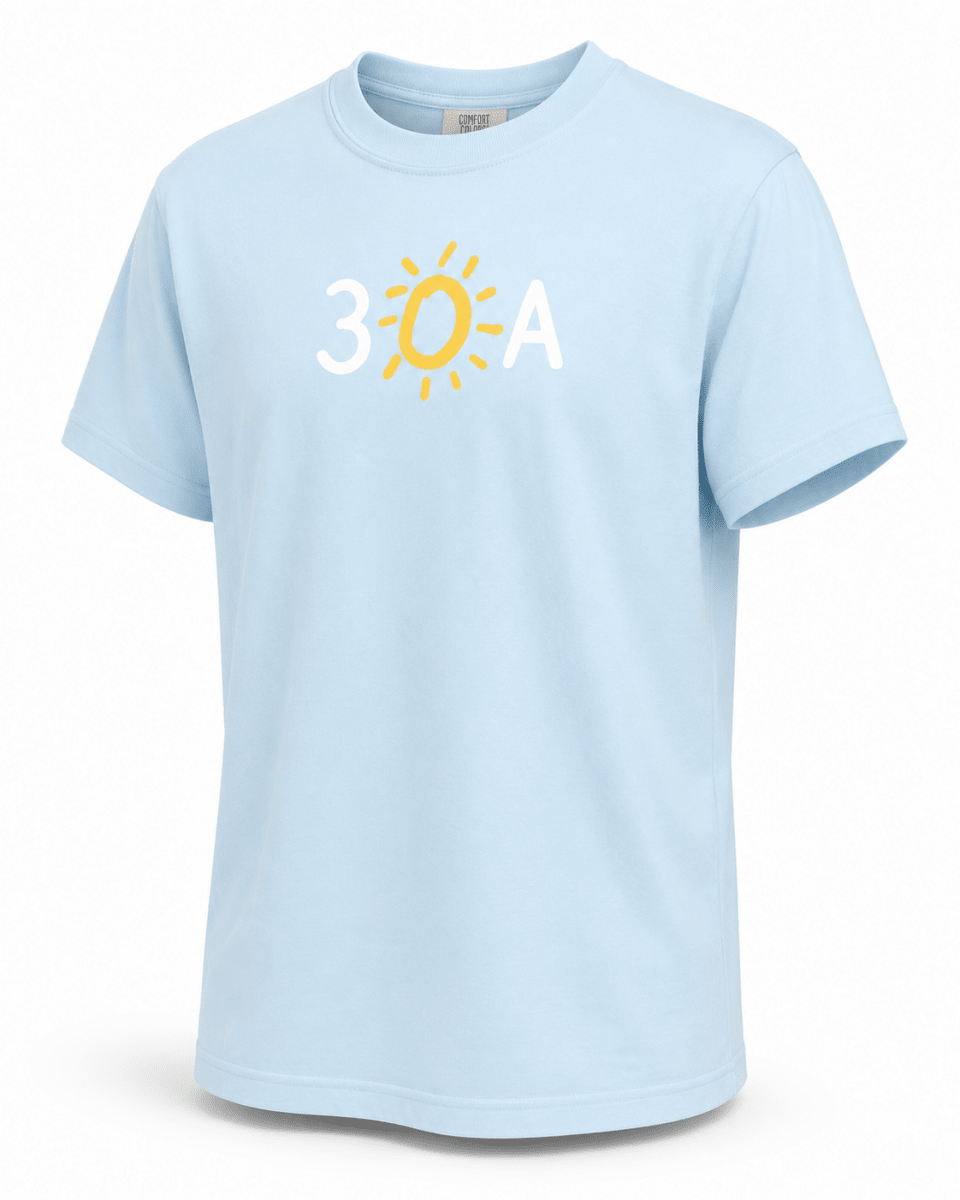 Kids 30A Iconic Comfort Colors Short Sleeve Tee - 30A Gear - youth tee