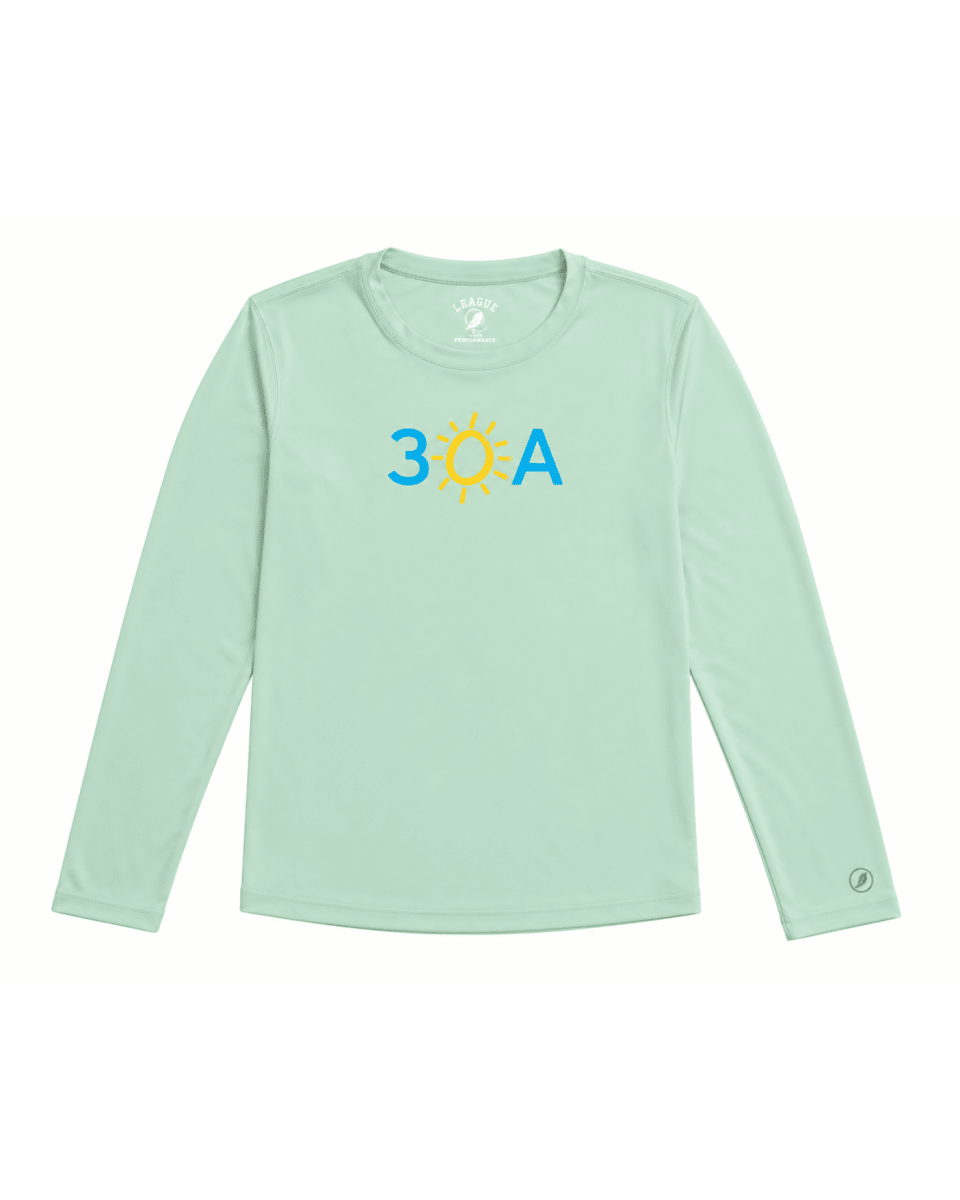Kids 30A Sundial Long Sleeve Crew - 30A Gear - Kids Legacy