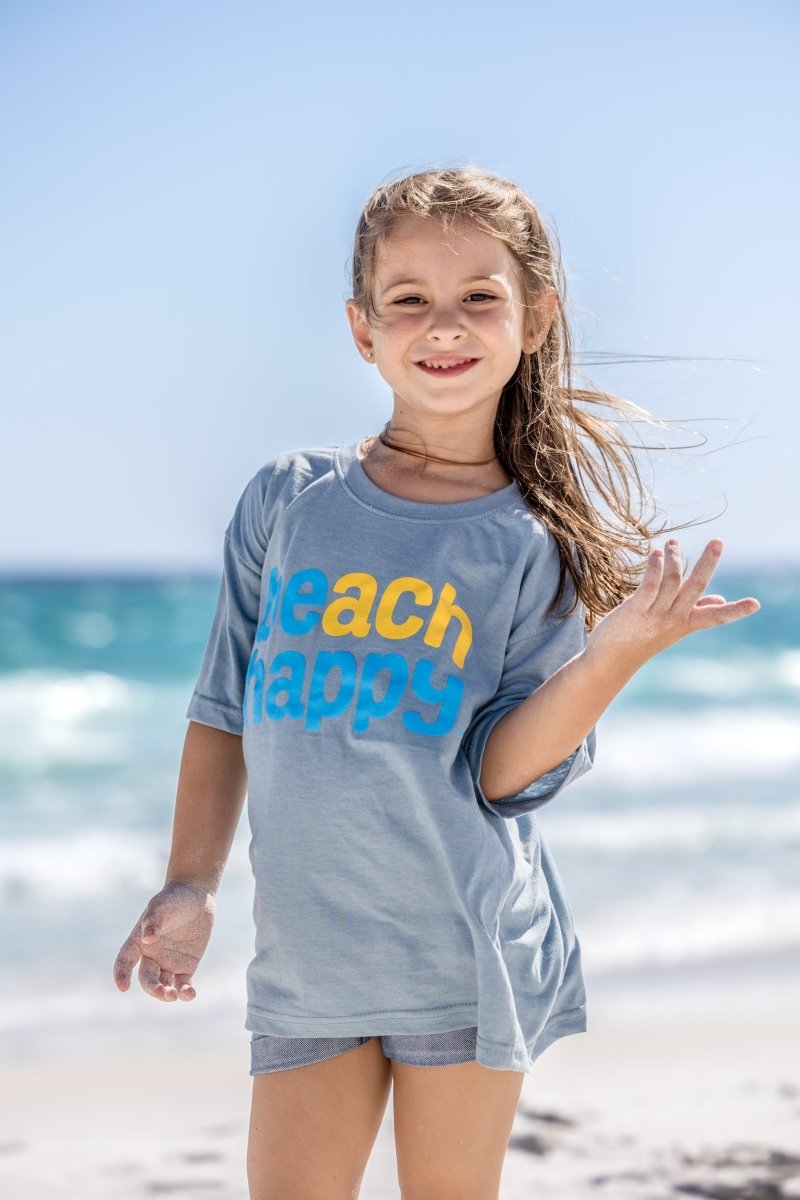 Kids Beach Happy Buddy Short Sleeve Tee - 30A Gear - youth tee