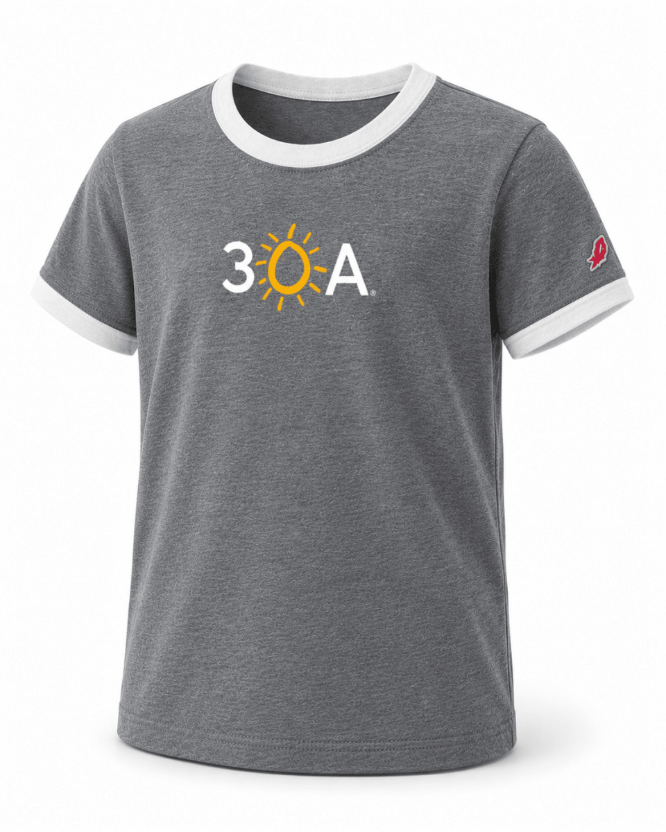 Kids Intramural Short Sleeve Ringer Tee - 30A Gear - Kid's Short Sleeve T