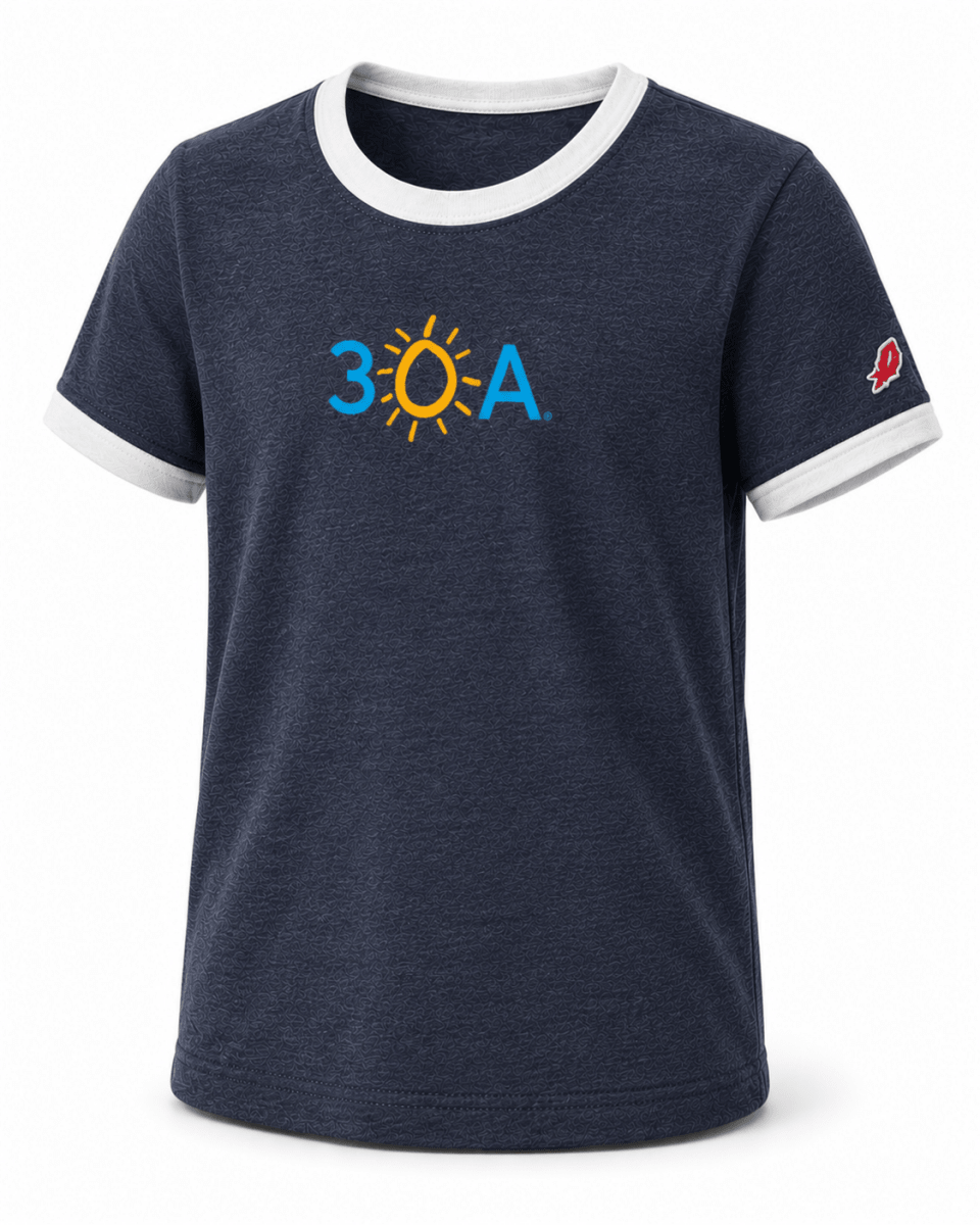 Kids Intramural Short Sleeve Ringer Tee - 30A Gear - Kid's Short Sleeve T
