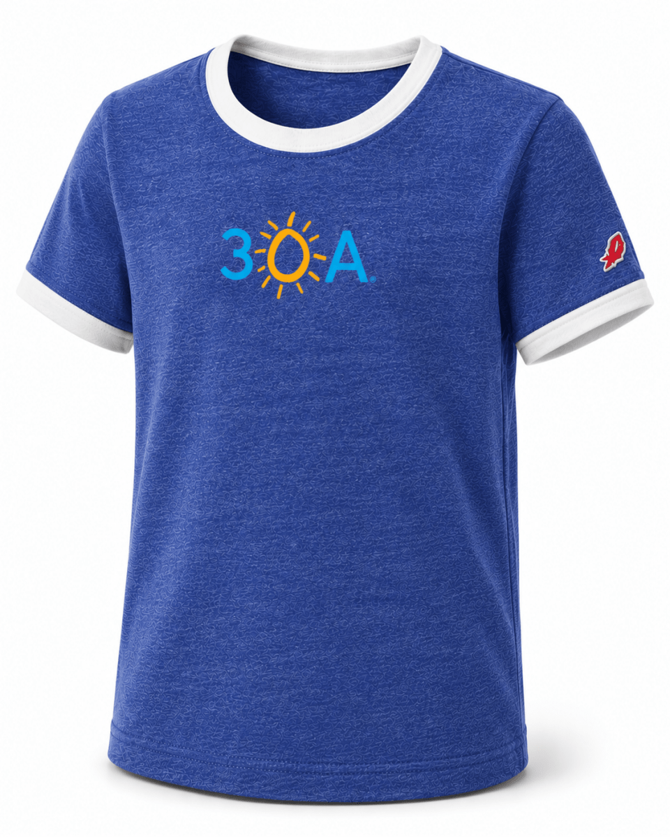 Kids Intramural Short Sleeve Ringer Tee - 30A Gear - Kid's Short Sleeve T