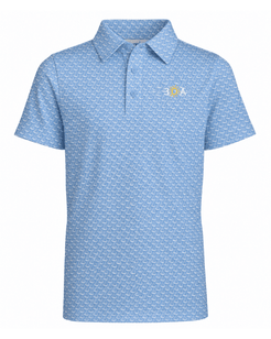 Kids Sailor Short Sleeve Polo Light Blue - 30A Gear - Kids Garb
