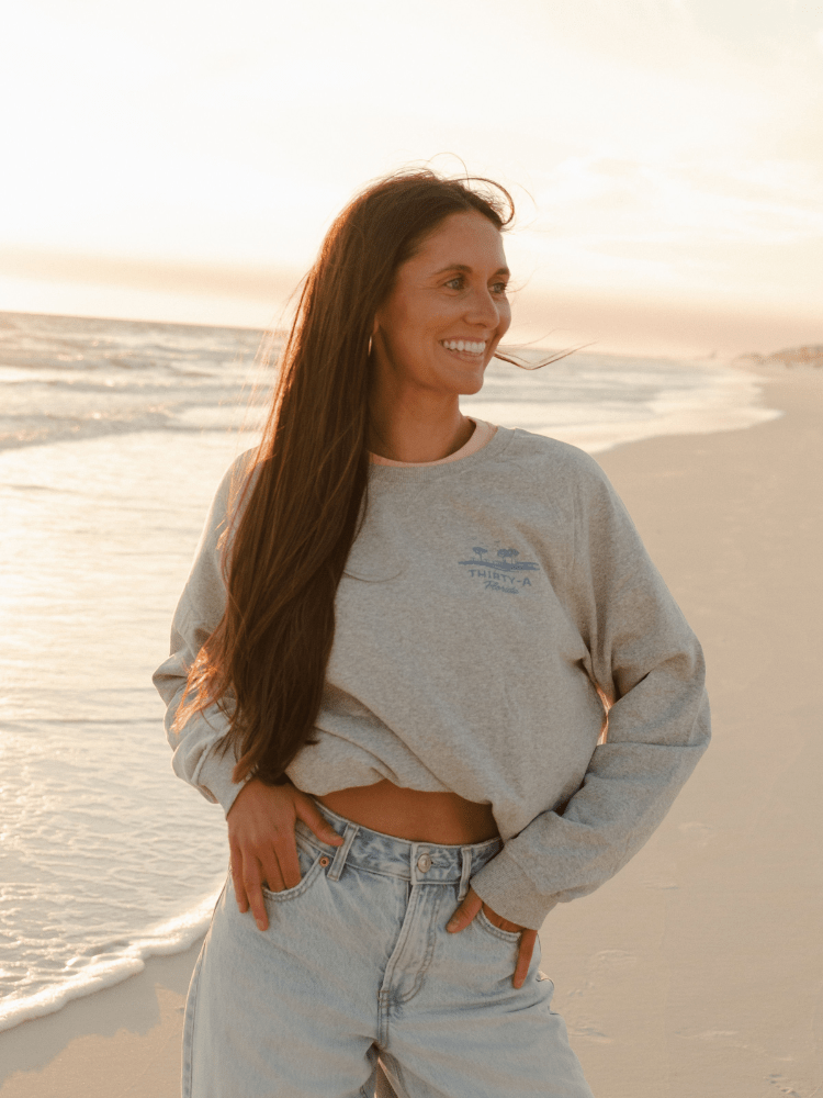 Layback Surf Club Recycled Sweatshirt - 30A Gear - women fleece