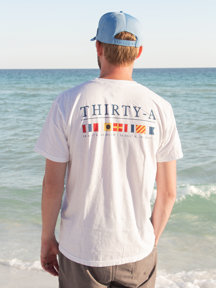 Thirty-A Nautical Flag T-Shirt